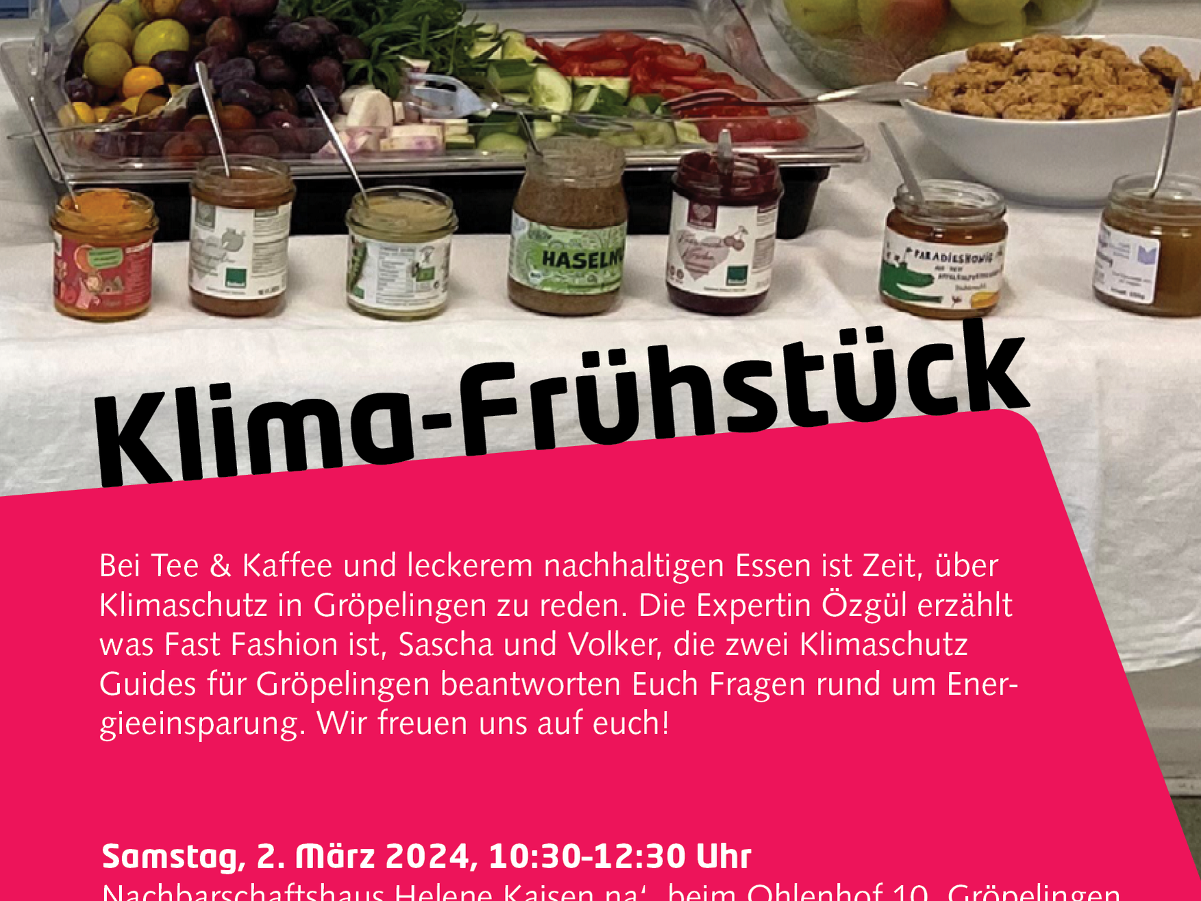 Leckeres Klima-Frühstück im Na'